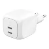Αλογο αξιωματικού Belkin USB-C x2, White (WCH019KQWH)