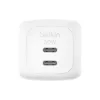 Αλογο αξιωματικού Belkin USB-C x2, White (WCH019KQWH)