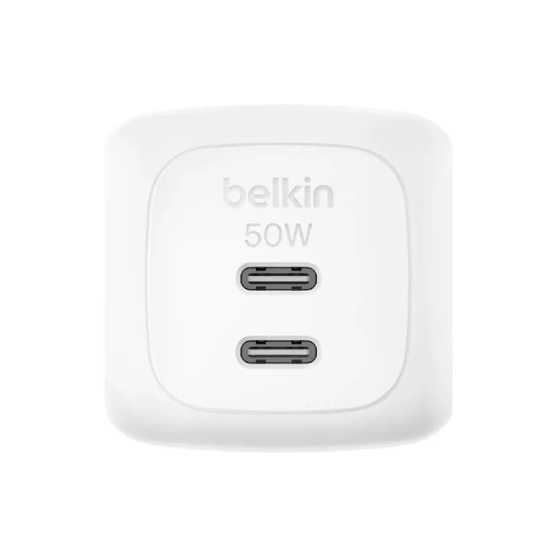 Αλογο αξιωματικού Belkin USB-C x2, White (WCH019KQWH)