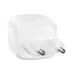 Charger Belkin USB-C x2 (WCH019KQWH), 50 W, White