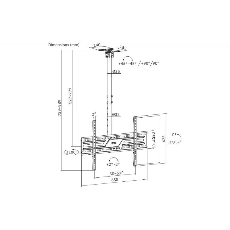 Βάση οθόνης Itech (CELB-56S)
