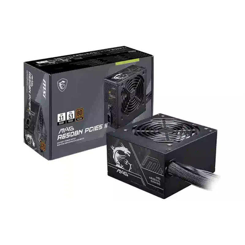 unidade de potência MSI (MAG A650BN PCIE5 II)
