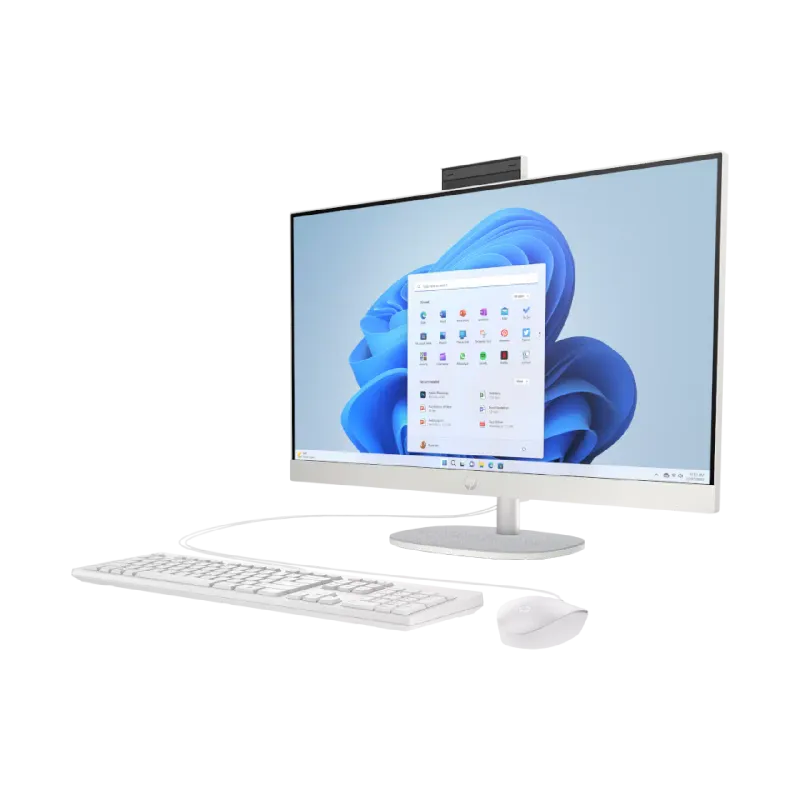Ηλεκτρονικός υπολογιστής HP All-in-One 27-cr1006ua, Shell White (D3SB5EA)