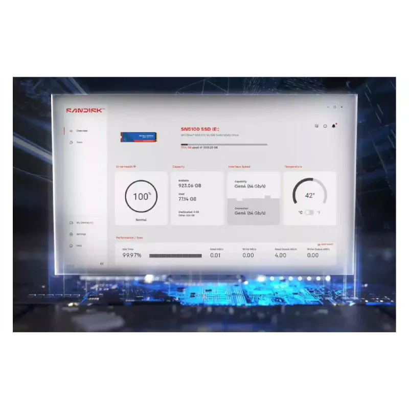 SSD съхранение WD (WDS100T5B0E)