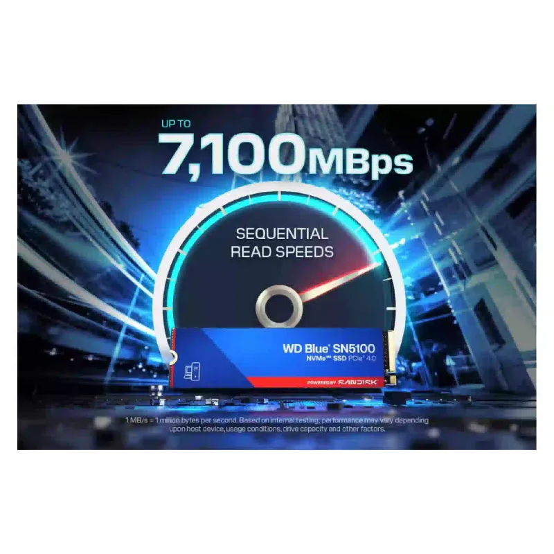 SSD съхранение WD (WDS100T5B0E)
