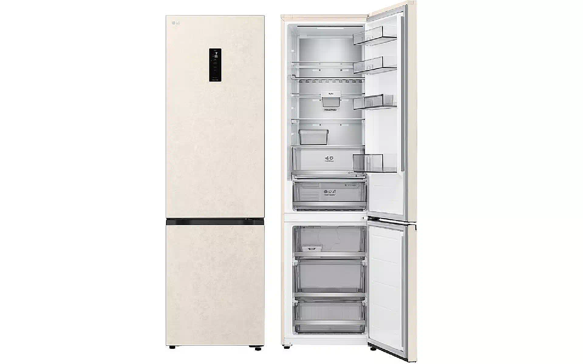 Холодильник LG (GC-B509EEKM), 262/113 л, Beige Холодильник LG (GC-B509EEKM), 262/113 л, Beige