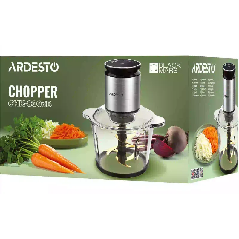 Chopper Ardesto, Black/Stainless steel (CHK-8003B)
