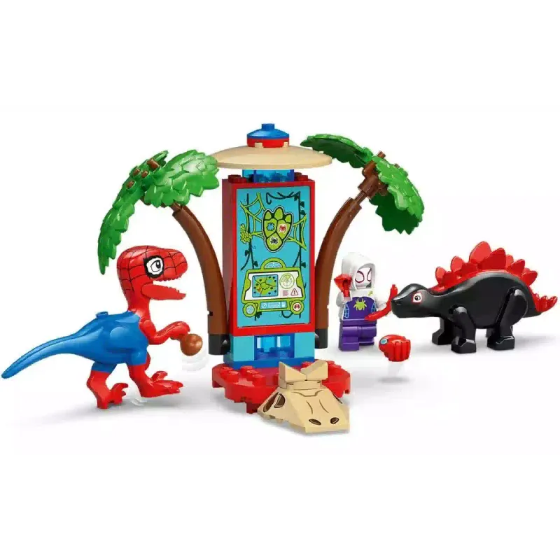 Construtor LEGO Spider-Man Spidey and His Amazing Friends Spidey and Gobby's Raptor Battle at Tree House HQ (11200)