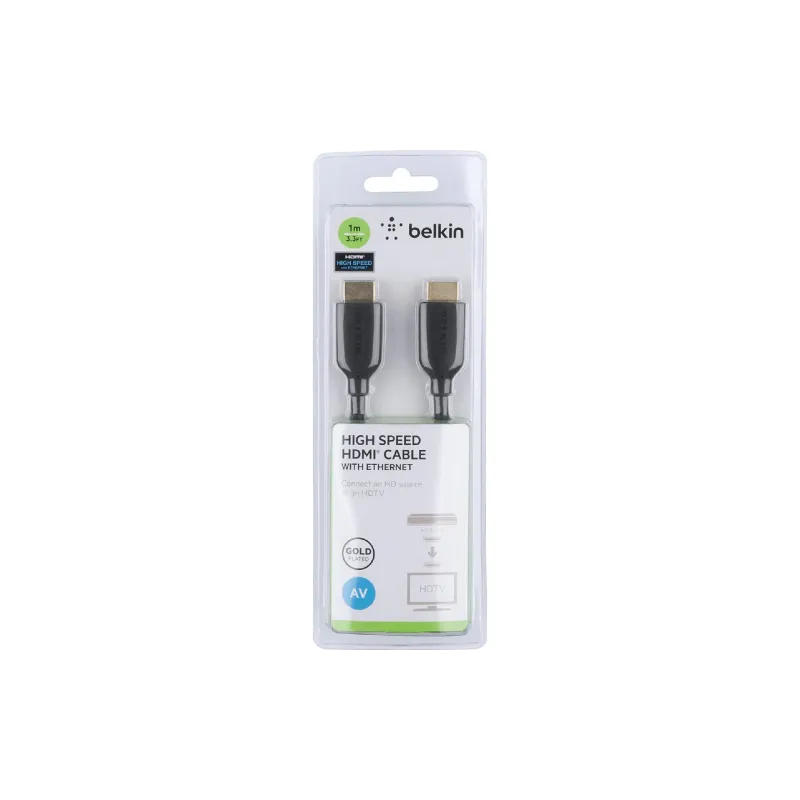 كابل Belkin, Black (F3Y021BT1M)