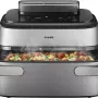Multi-forno Philips Ovi Dual Steam Fry, Grey (NA565/02)