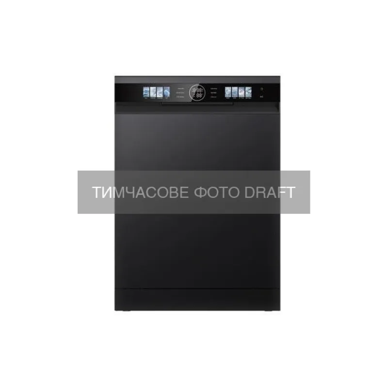 Посудомийна машина Ardesto (DWMF-W608IBT), 60 см, 15 комплектів, Black