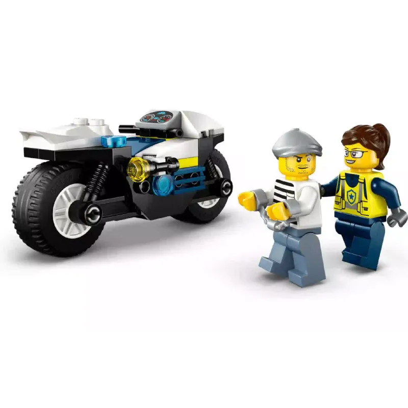 Konstruktőr LEGO City Police Motorcycle Chase (60455)