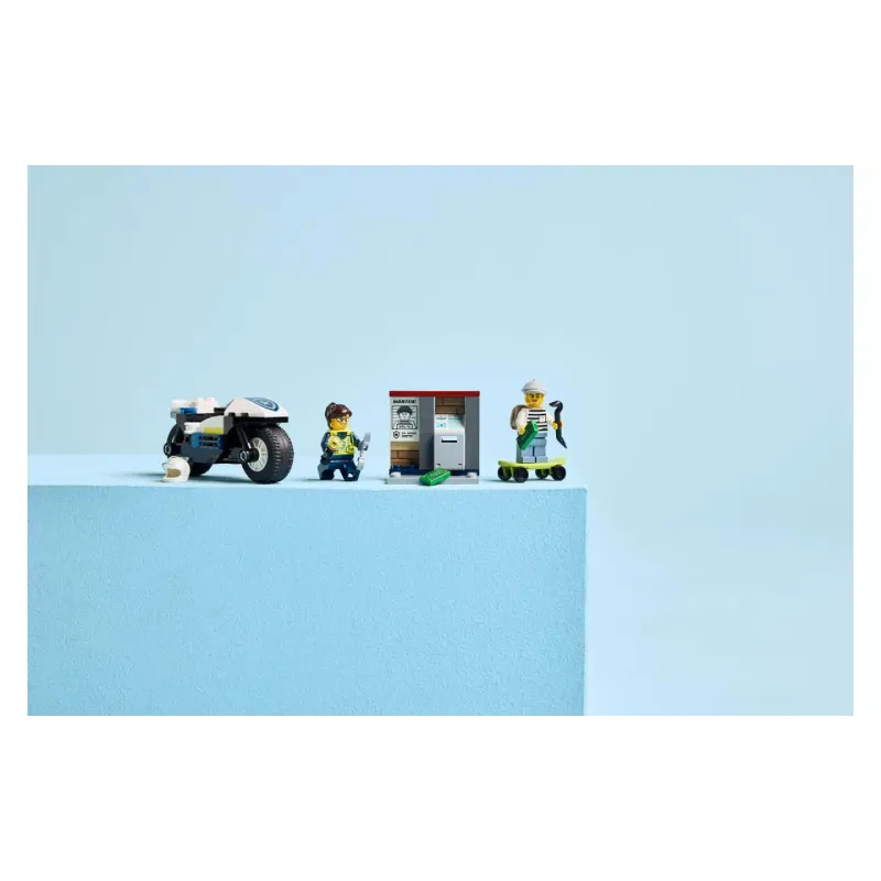 Konstruktőr LEGO City Police Motorcycle Chase (60455)