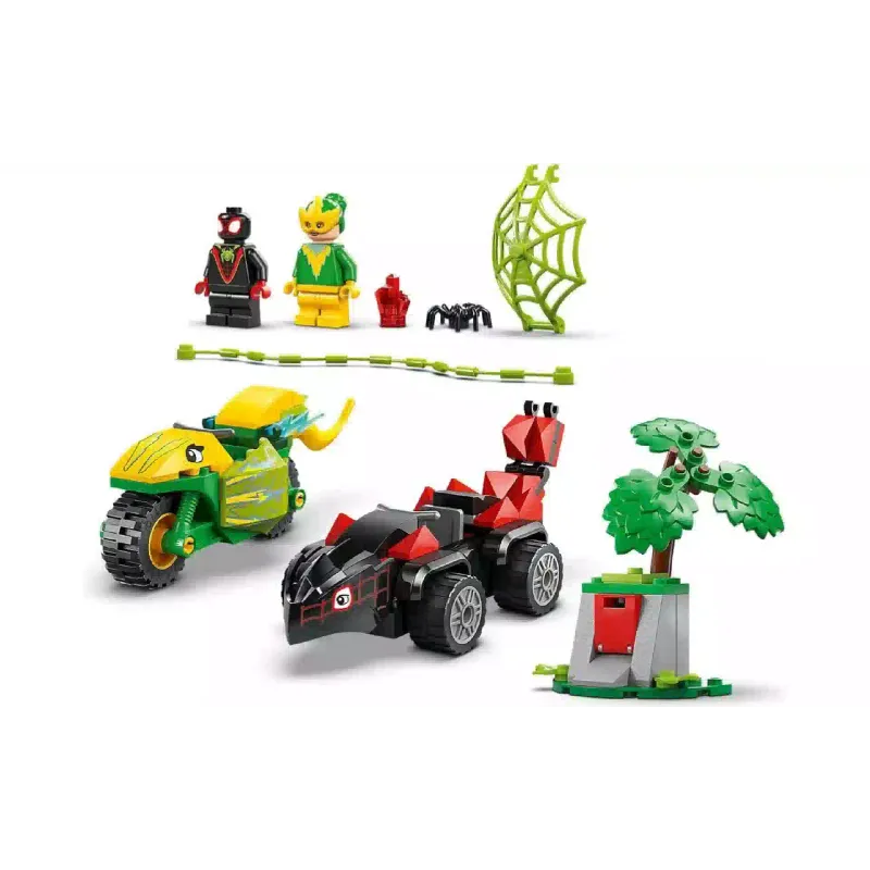 Κατασκευαστής LEGO Spider-Man Spidey and His Amazing Friends Spin and Electro Dinosaur Vehicle Chase (11198)