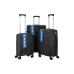 Ein Satz Koffer 2E, Black (2E-PP-M7979-SET3-BK)