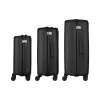 A set of suitcases 2E (2E-PP-M7979-SET3-BK), L+M+S, Black