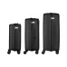 Ein Satz Koffer 2E, Black (2E-PP-M7979-SET3-BK)