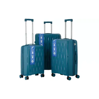 Набор чемоданов 2E, L+M+S, полипропилен, 3 шт (2E-PP-M7979-SET3-LB)
