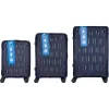 A set of suitcases 2E (2E-PP-M7979-SET3-DB), L+M+S, Dark Blue