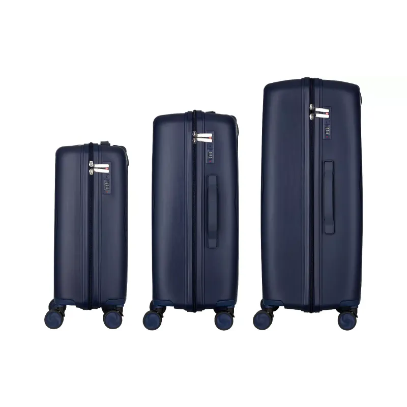 A set of suitcases 2E (2E-PP-M7979-SET3-DB), L+M+S, Dark Blue