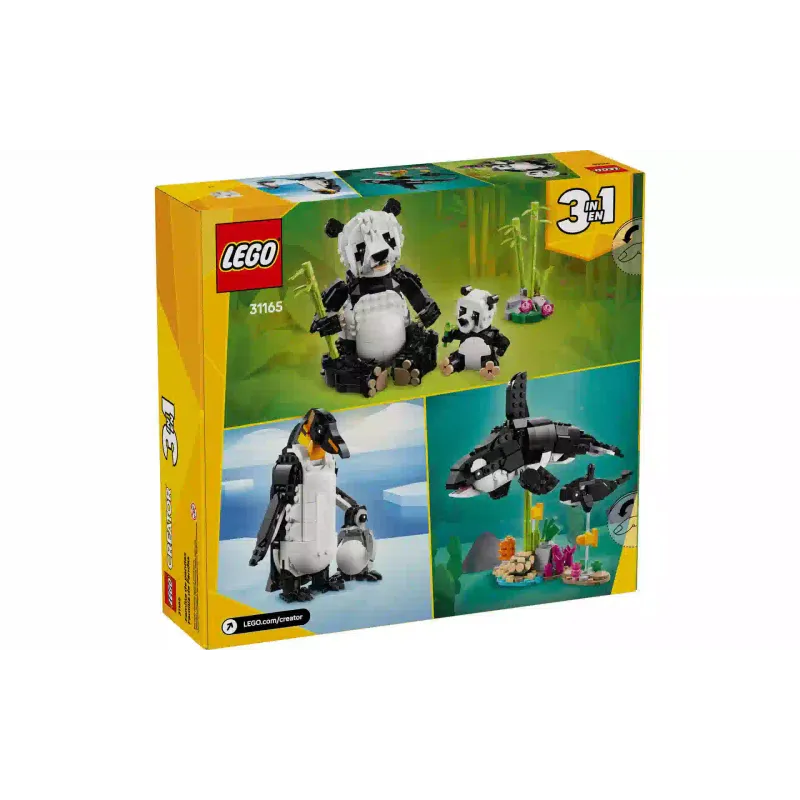 Konstruktor LEGO Creator 3-in-1 Wild Animals: Panda Family (31165)