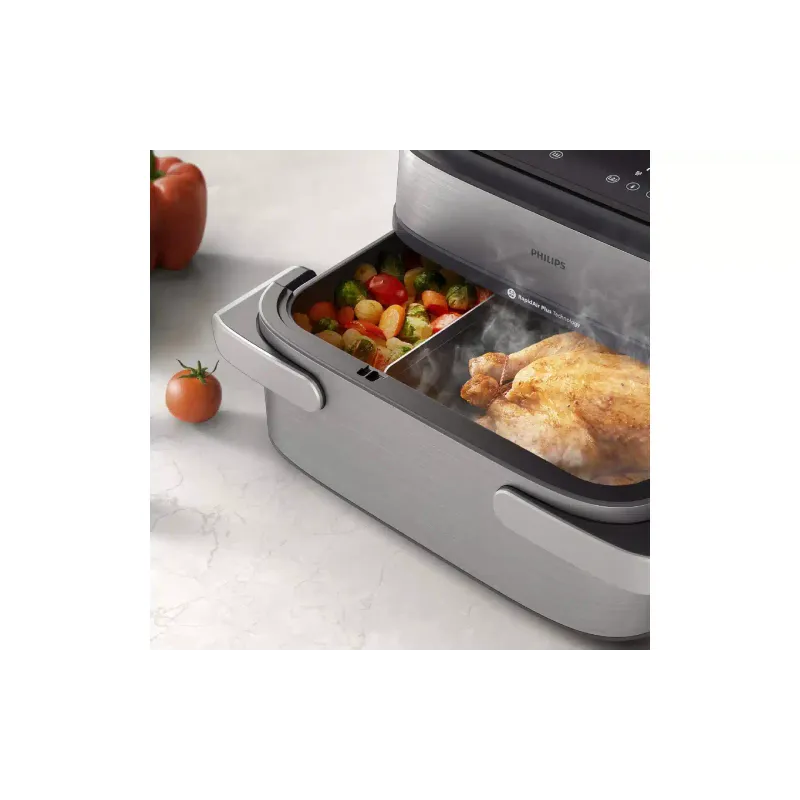 Мултифурна Philips Ovi Dual Steam Fry, Grey (NA565/02)