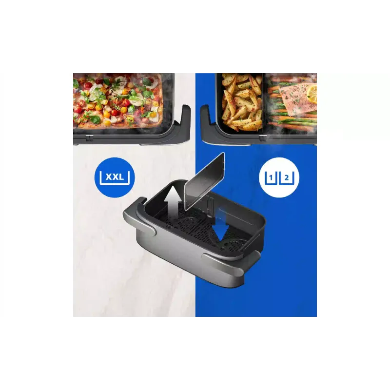 Мултифурна Philips Ovi Dual Steam Fry, Grey (NA565/02)