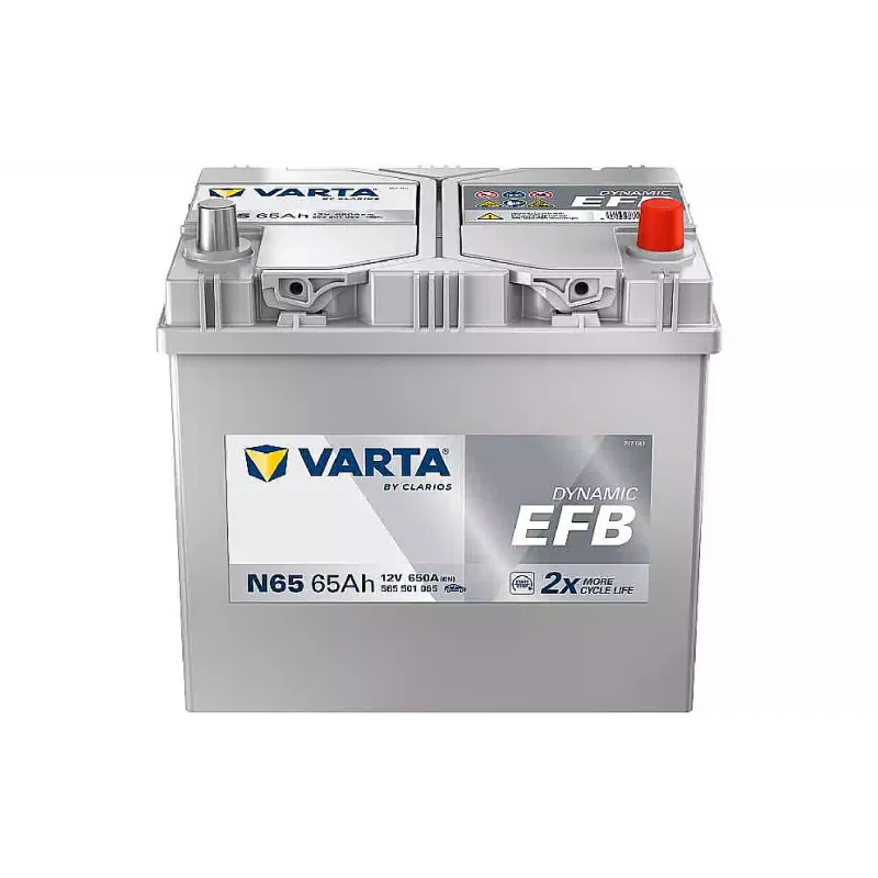 Bateria Varta Dynamic EFB 12 V 65 A·h 650 A (565501065)