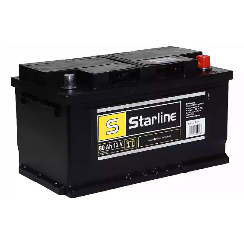 Акумулятор Starline 12 В 80 А·г 740 А (BASL80P)