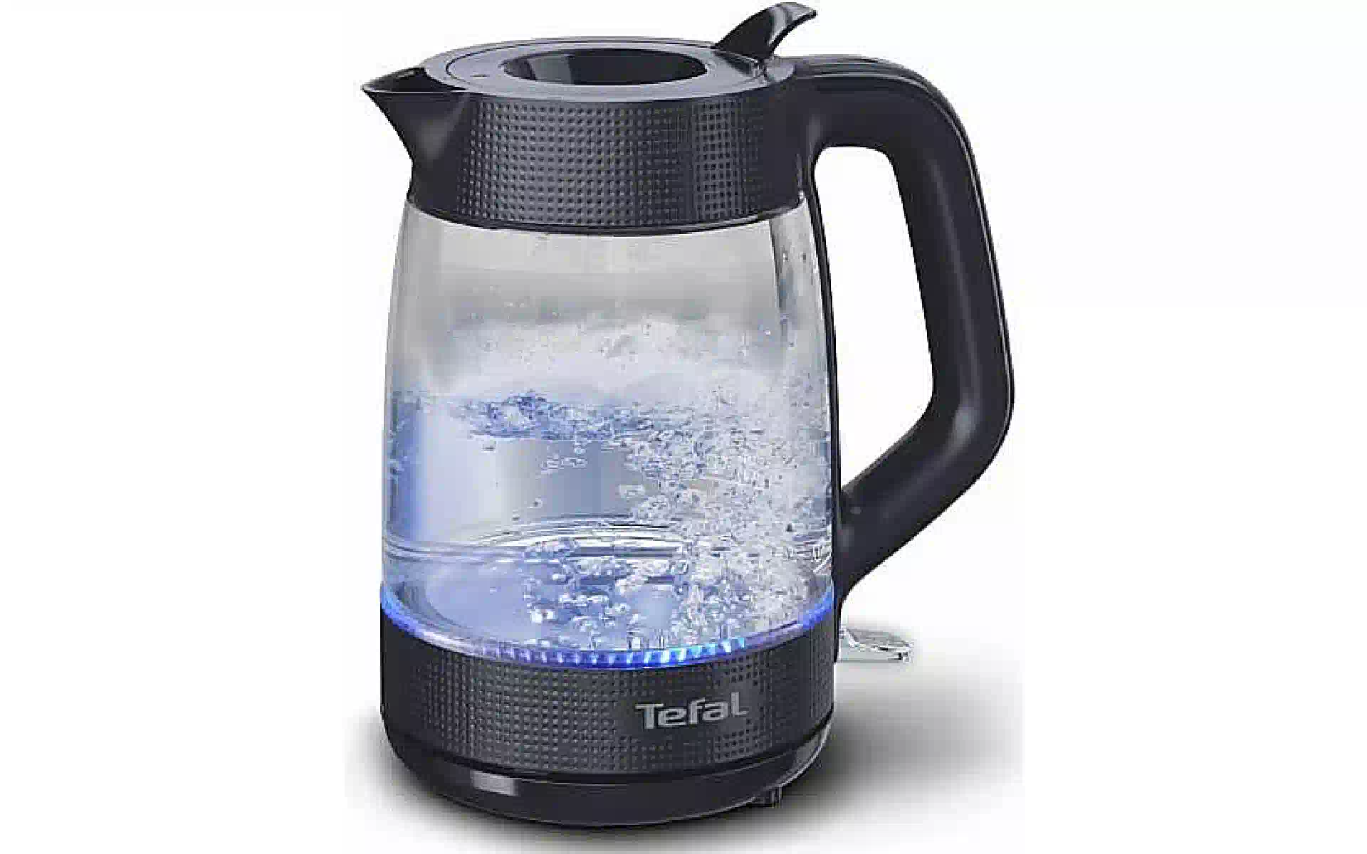 Chaleira elétrica Tefal Morning Glass Kettle, Black (KO2G08E0) Chaleira elétrica Tefal Morning Glass Kettle, Black (KO2G08E0)