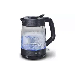 غلاية كهربائية Tefal Morning Glass Kettle, Black (KO2G08E0) غلاية كهربائية Tefal Morning Glass Kettle, Black (KO2G08E0)