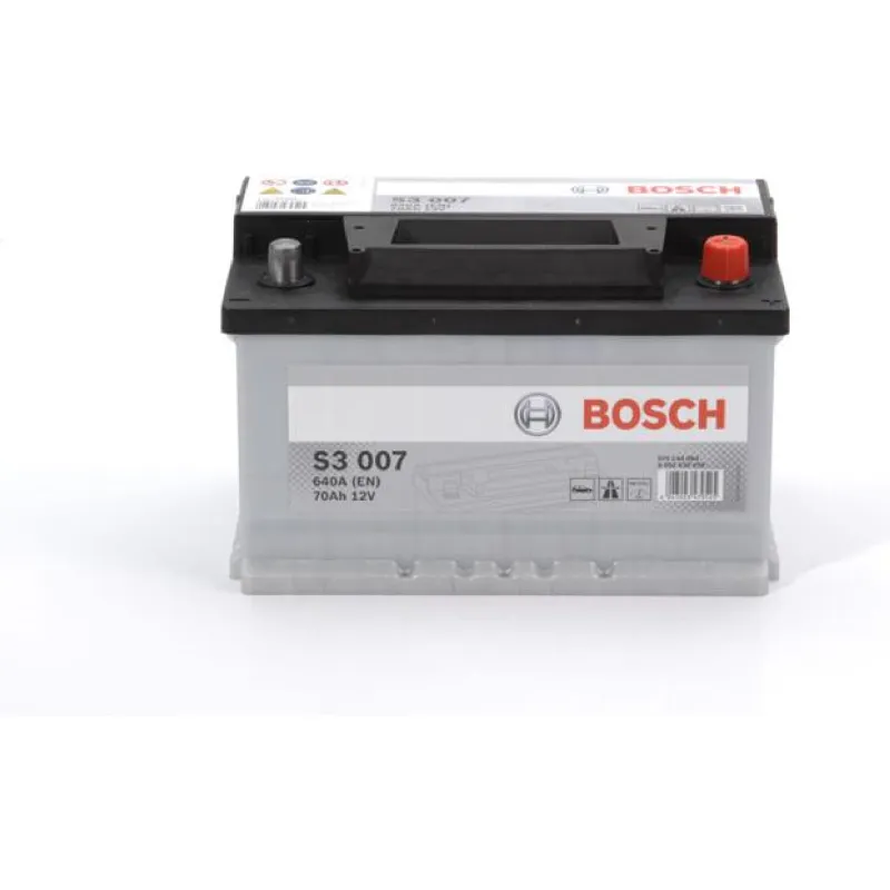 Аккумулятор Bosch S3 12 В 70 А·ч 640 А, R+ (0092S30070)