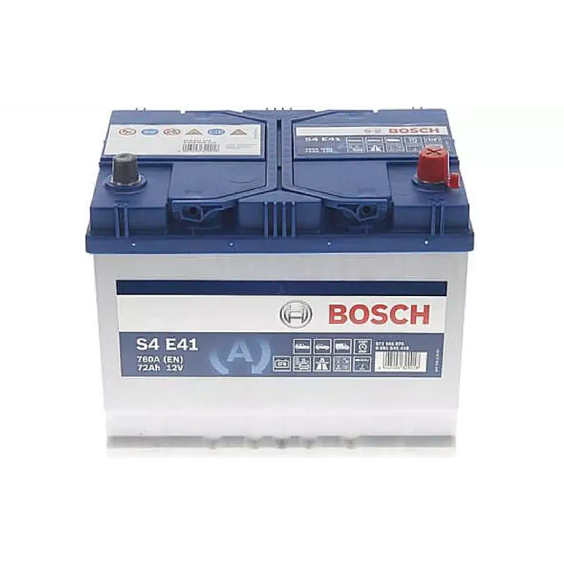 بطارية Bosch S4 12 V 72 A·h 760 A (0092S4E410)