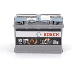 بطارية Bosch S5 AGM 12 V 70 A·h 760 A (0092S5A080)