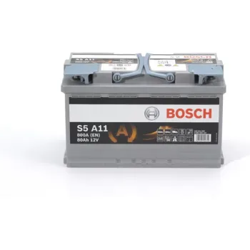 Аккумулятор Bosch S5 AGM 12 В 80 А·ч 800 А, R+ (0092S5A110)