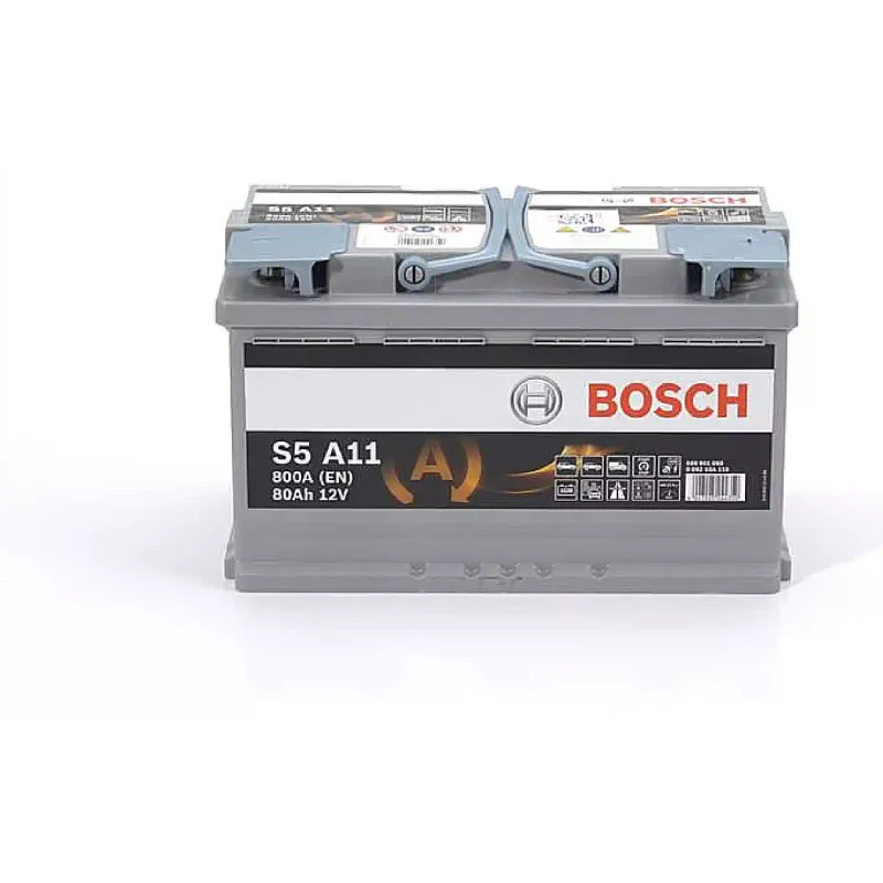 Bateria Bosch S5 AGM 12 V 80 A·h 800 A (0092S5A110)