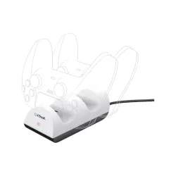 Σταθμός φόρτισης χειριστηρίου PS5 Trust GXT-254, White (24451_TRUST)
