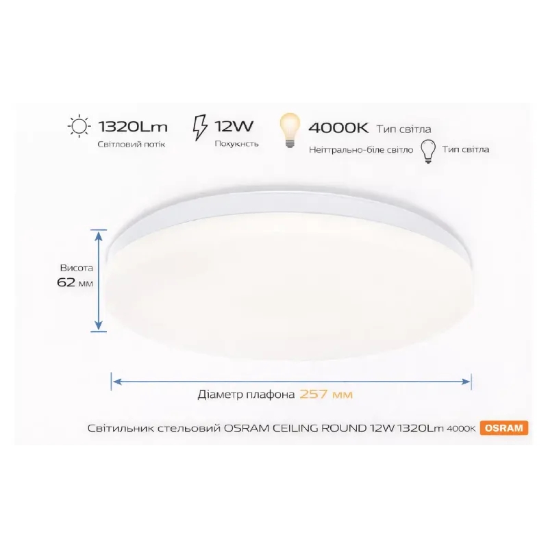 Aufputzlampe Osram (4099854647154)