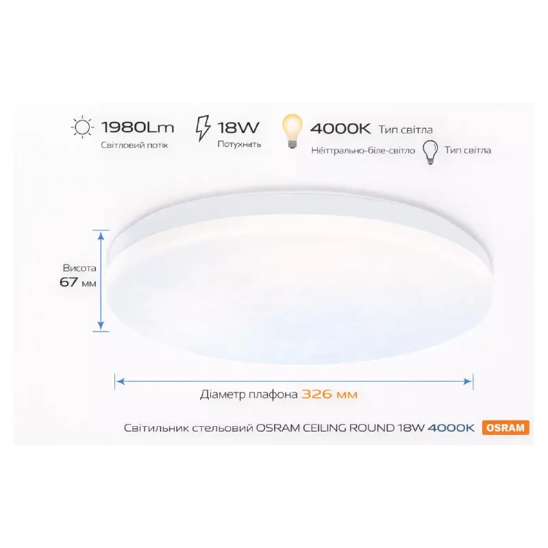 Aufputzlampe Osram (4099854647468)