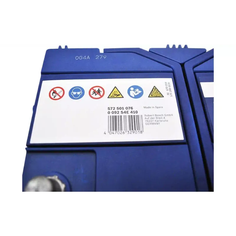 بطارية Bosch S4 12 V 72 A·h 760 A (0092S4E410)