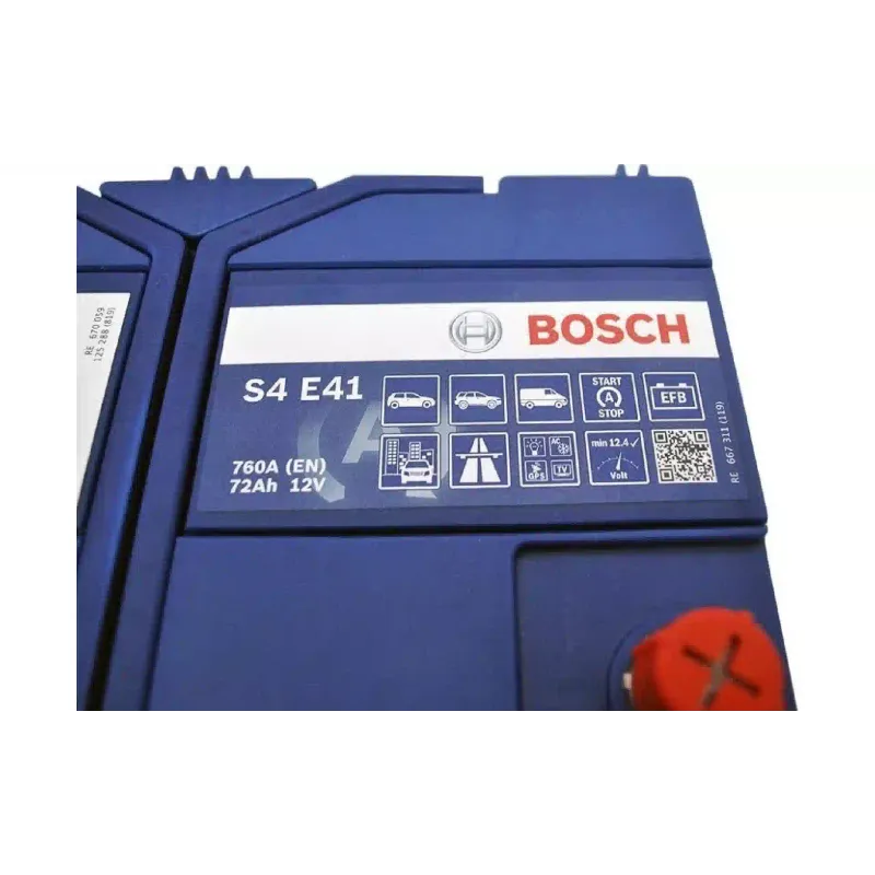 بطارية Bosch S4 12 V 72 A·h 760 A (0092S4E410)