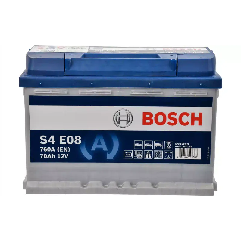 بطارية Bosch S4 12 V 70 A·h 760 A (0092S4E081)
