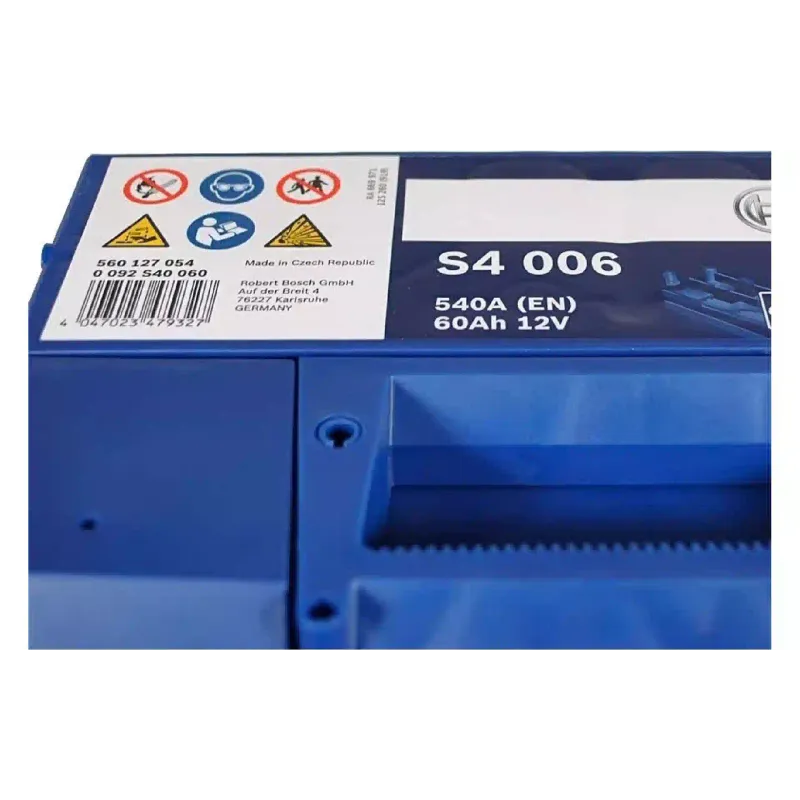 Baterija Bosch S4 12 V 60 A·h 540 A (0092S40060)