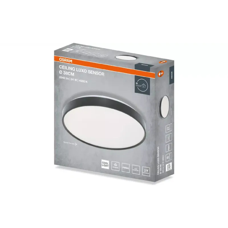 Лампа със сензор Osram, Black (4099854651335)