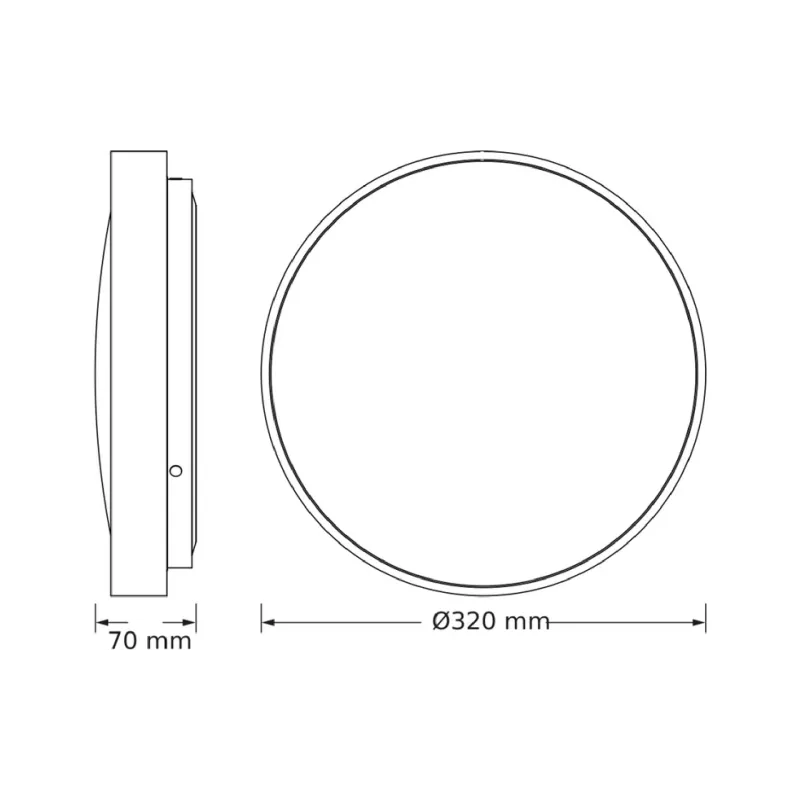 Lámpara con sensor Osram, Black (4099854651113)