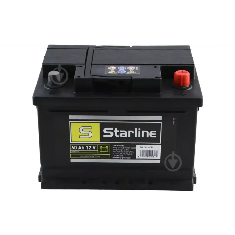 Battery Starline 12 V 60 A·h 540 A (BASL60P)