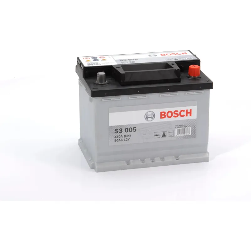 Аккумулятор Bosch S3 12 В 56 А·ч 480 А, R+ (0092S30050)