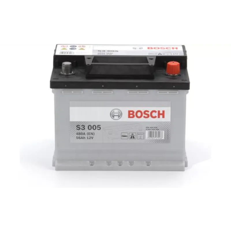 Аккумулятор Bosch S3 12 В 56 А·ч 480 А, R+ (0092S30050)