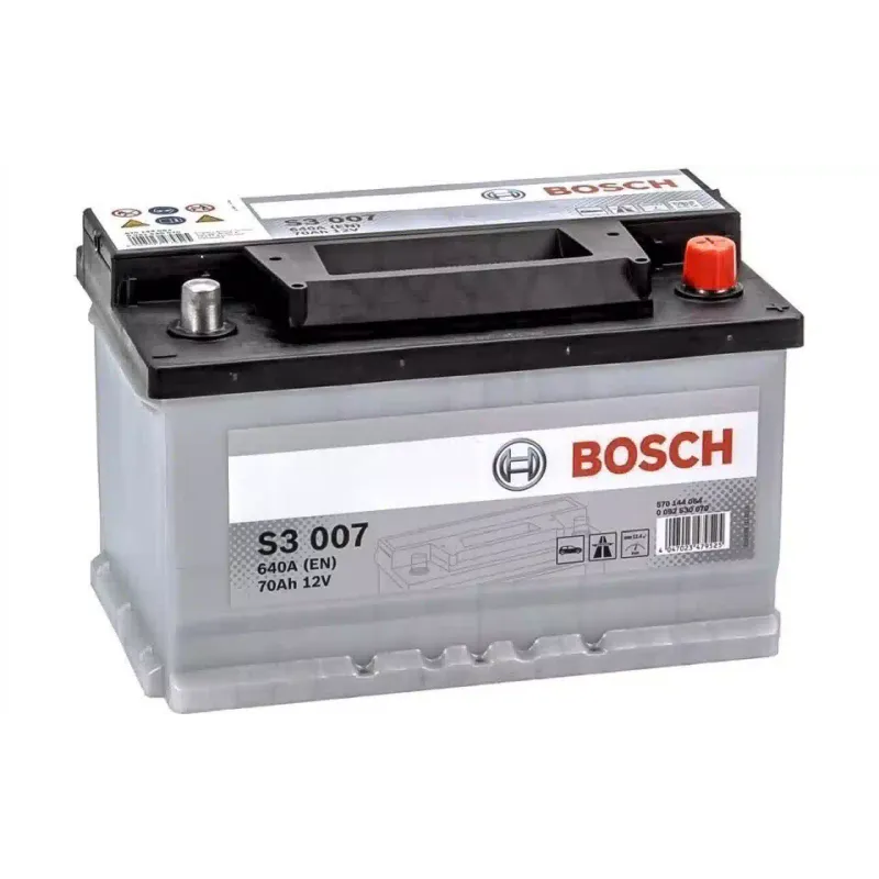 Аккумулятор Bosch S3 12 В 70 А·ч 640 А, R+ (0092S30070)