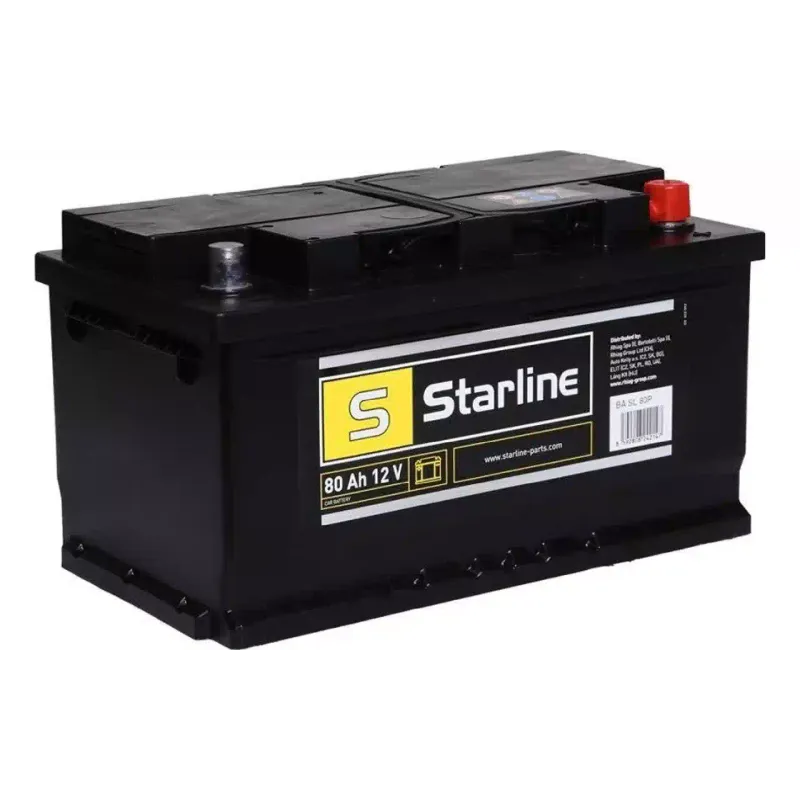 Акумулятор Starline 12 В 80 А·г 740 А (BASL80P)